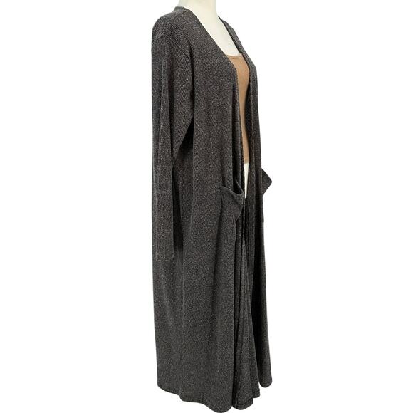 Lularoe Cardigan Sweater Bundle of 2 WMNS L/XL Blue Brown Open Front Stretch - Picture 11 of 16